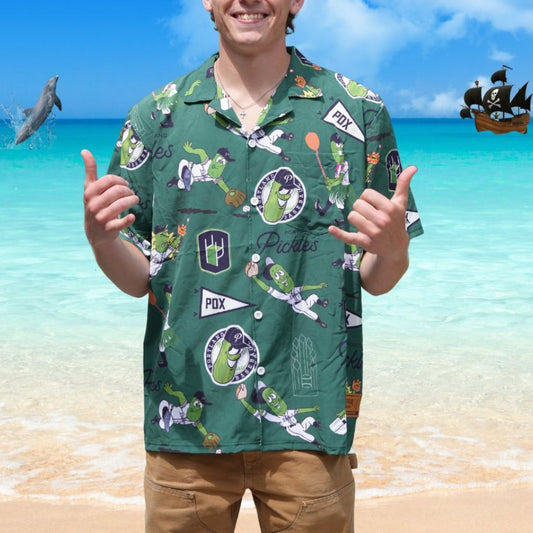 Portland Pickles 2025 Hawaiian Shirt